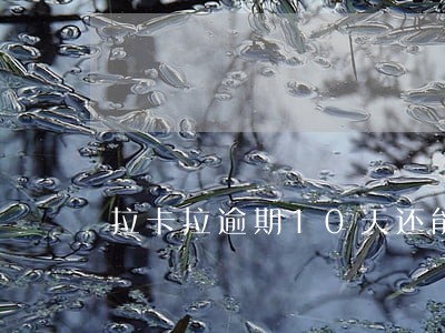 拉卡拉逾期10天还能申请 拉卡拉逾期10天还能申请