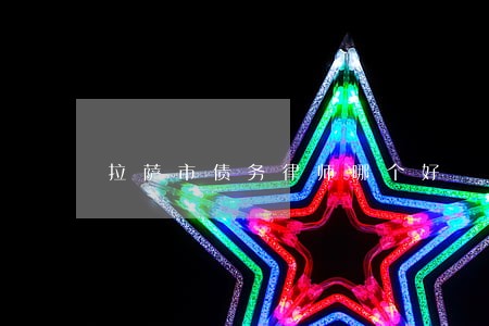 拉萨市债务律师哪个好 拉萨市债务律师哪个好