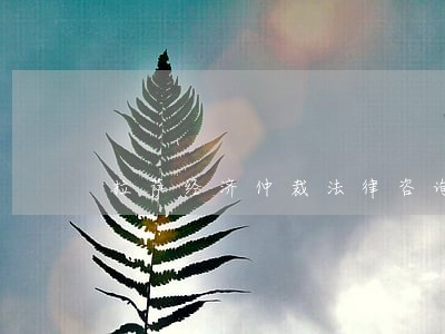 拉萨经济仲裁法律咨询 拉萨经济仲裁法律咨询