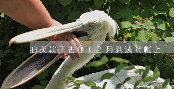 拍卖款于去年12月到法院帐上 拍卖款于去年12月到法院帐上