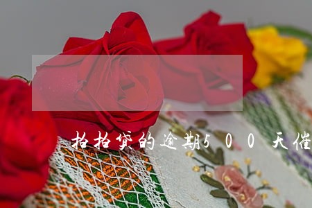 拍拍贷的逾期500天催收费