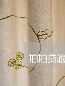 拍拍贷逾期1天还能借么 拍拍贷逾期1天还能借么