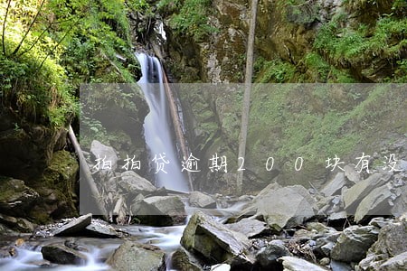 拍拍贷逾期200块有没有影响 拍拍贷逾期200块有没有影响