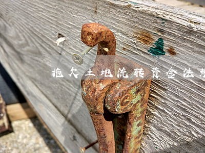 拖欠土地流转资金法规