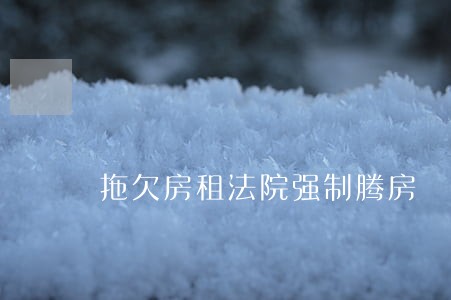 拖欠房租法院强制腾房