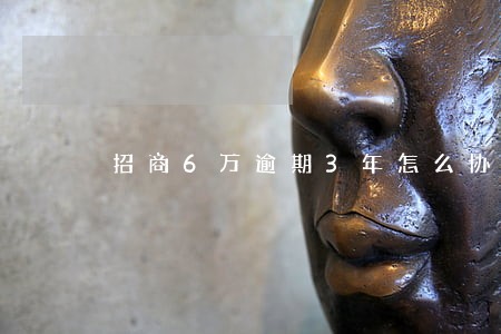招商6万逾期3年怎么协商还 招商6万逾期3年怎么协商还
