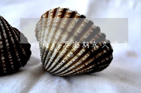 招商6万逾期永久停卡 招商6万逾期永久停卡