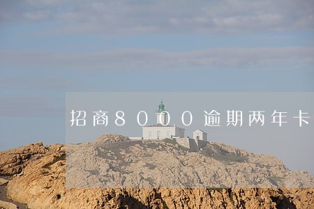 招商8000逾期两年卡没了
