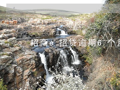 招商e招贷逾期6个月 招商e招贷逾期6个月