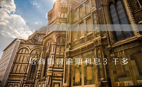 招商临时逾期利息3千多 招商临时逾期利息3千多