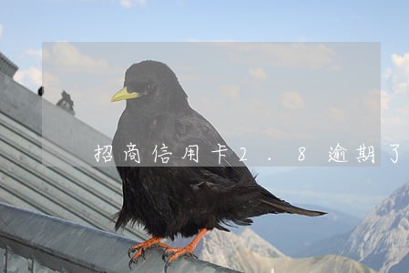 招商信用卡2.8逾期了 招商信用卡2.8逾期了