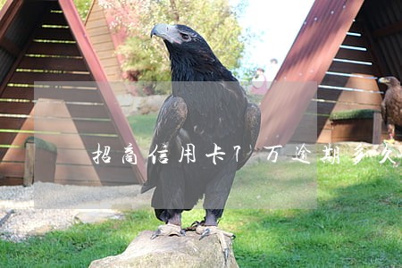 招商信用卡7万逾期多久会被起诉 招商信用卡7万逾期多久会被起诉