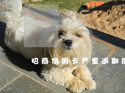 招商信用卡严重逾期后果