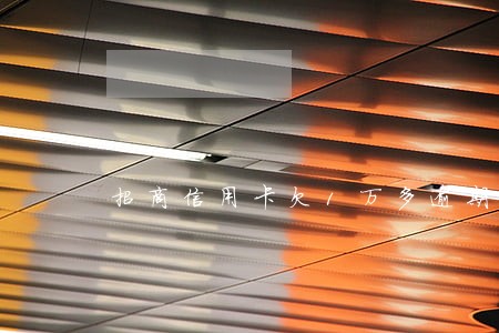 招商信用卡欠1万多逾期6个月 招商信用卡欠1万多逾期6个月
