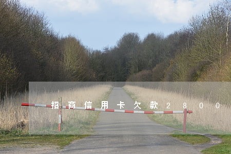 招商信用卡欠款2800逾期 招商信用卡欠款2800逾期