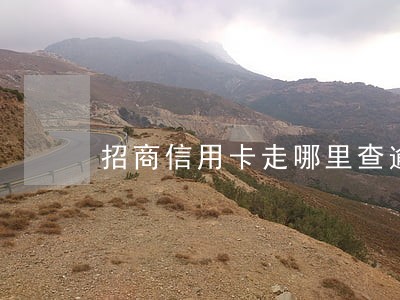 招商信用卡走哪里查逾期记录 招商信用卡走哪里查逾期记录