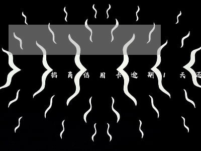 招商信用卡逾期1天还 招商信用卡逾期1天还
