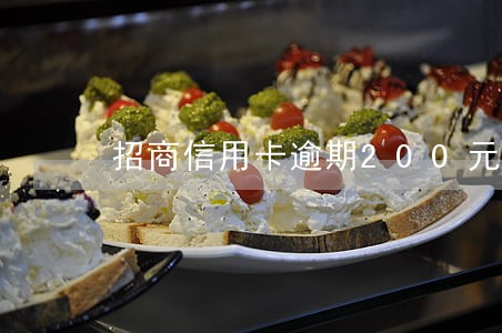 招商信用卡逾期200元三个月 招商信用卡逾期200元三个月