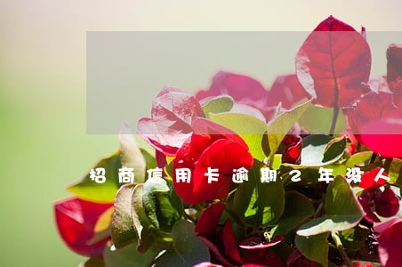 招商信用卡逾期2年没人催收 招商信用卡逾期2年没人催收