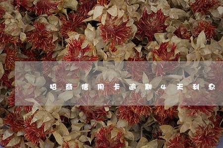 招商信用卡逾期4天利息 招商信用卡逾期4天利息