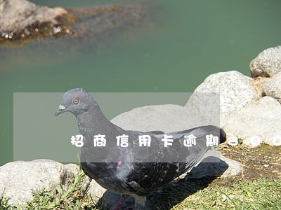 招商信用卡逾期8000半年 招商信用卡逾期8000半年