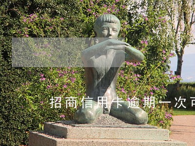 招商信用卡逾期一次可以提额吗