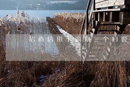 招商信用卡逾期三个月说要起诉 招商信用卡逾期三个月说要起诉