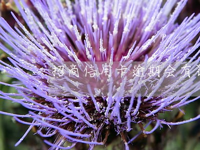 招商信用卡逾期会有罚款吗 招商信用卡逾期会有罚款吗