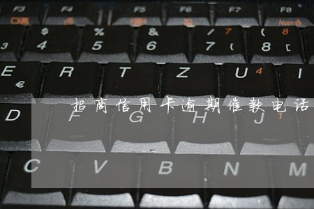 招商信用卡逾期催款电话是多少