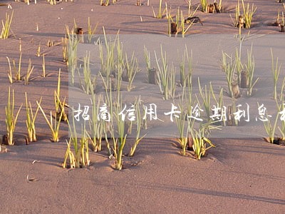 招商信用卡逾期利息和违约金 招商信用卡逾期利息和违约金