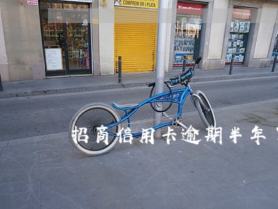 招商信用卡逾期半年了6 招商信用卡逾期半年了6