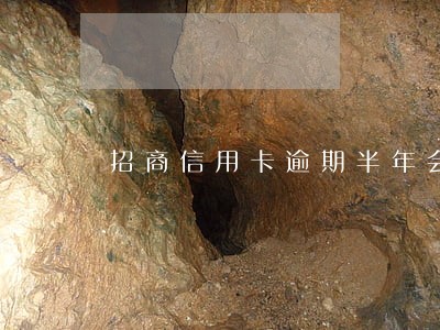 招商信用卡逾期半年会怎样 招商信用卡逾期半年会怎样