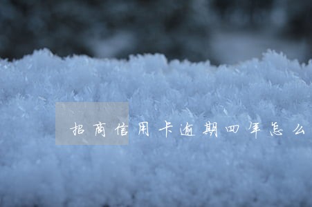 招商信用卡逾期四年怎么办 招商信用卡逾期四年怎么办