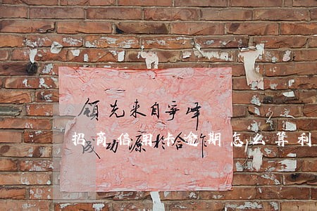 招商信用卡逾期怎么算利息