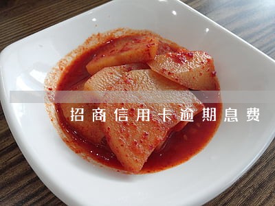 招商信用卡逾期息费 招商信用卡逾期息费