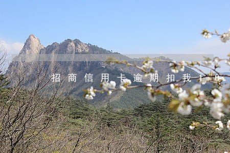 招商信用卡逾期扣我10块钱 招商信用卡逾期扣我10块钱