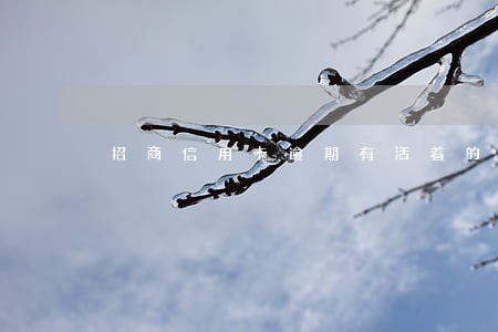 招商信用卡逾期有活着的吗 招商信用卡逾期有活着的吗