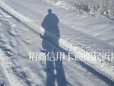 招商信用卡逾期起诉拍卖房子 招商信用卡逾期起诉拍卖房子