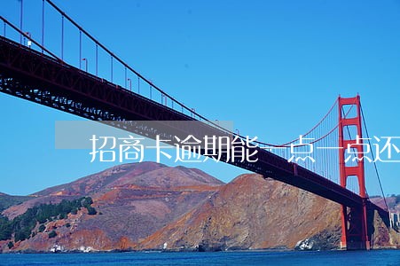 招商卡逾期能一点一点还么