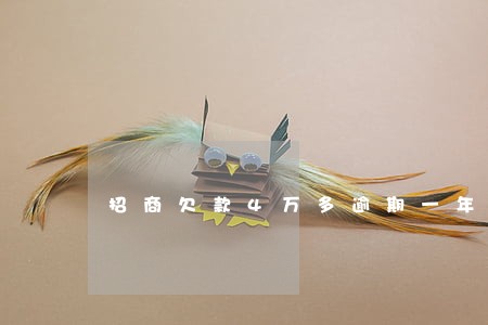 招商欠款4万多逾期一年 招商欠款4万多逾期一年