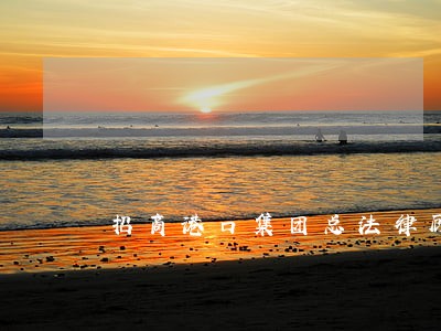 招商港口集团总法律顾问 招商港口集团总法律顾问