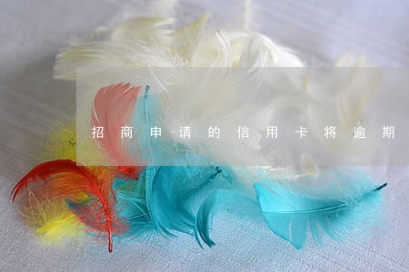 招商申请的信用卡将逾期失效