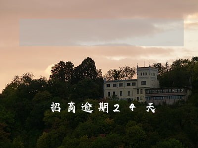 招商逾期24天 招商逾期24天
