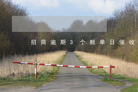 招商逾期3个账单日催收 招商逾期3个账单日催收