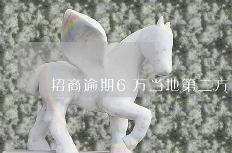 招商逾期6万当地第三方 招商逾期6万当地第三方