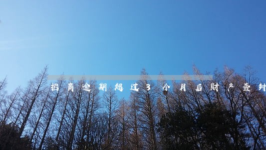 招商逾期超过3个月后财产查封 招商逾期超过3个月后财产查封