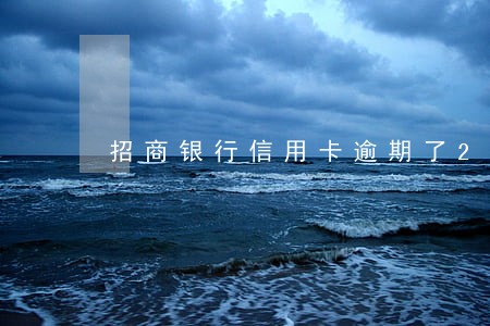招商银行信用卡逾期了20天 招商银行信用卡逾期了20天