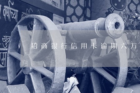 招商银行信用卡逾期六万怎么办
