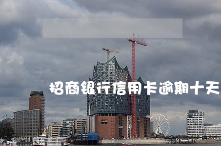 招商银行信用卡逾期十天还款