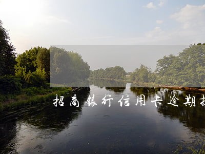 招商银行信用卡逾期提前结清 招商银行信用卡逾期提前结清